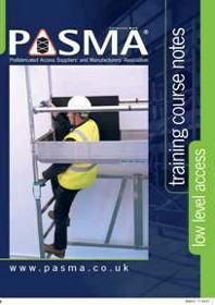 PASMA Low Level Access Training Course Booklet