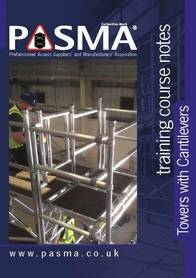 PASMA Towers With Cantilevers Training Course Booklet
